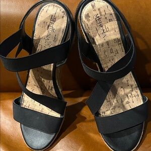 Merona Black Strappy Women's Sandals